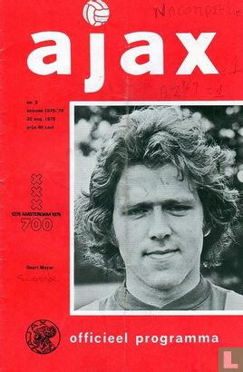 AZ Programma 20-aug-1975 Ajax-uit nacompetitie